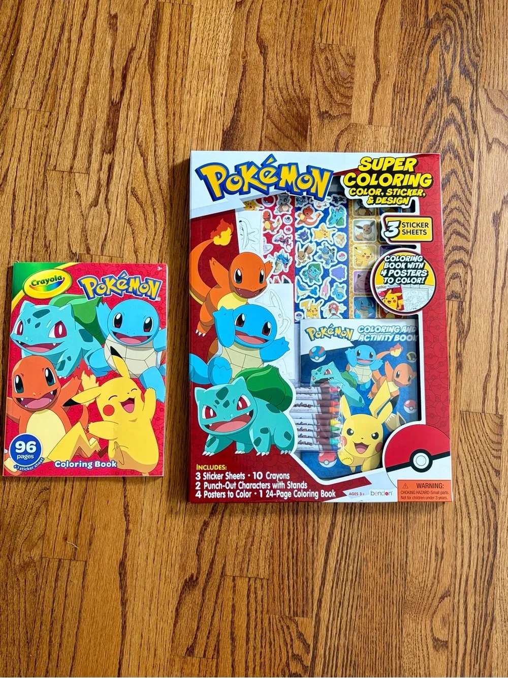 Bendon & Crayola Pokémon Super Coloring & Sticker Set
